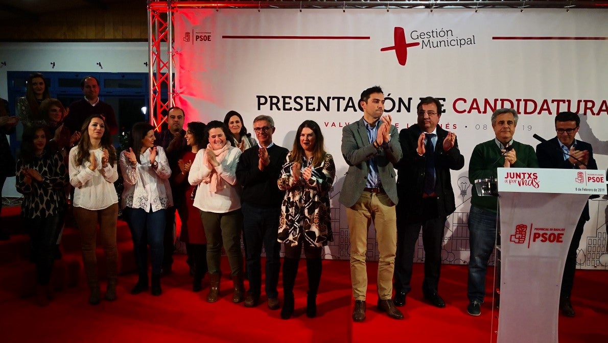 Imágenes de la presentación de la candidatura de Manolo Borrego a la alcaldía del ayuntamiento de Valverde, con la visita del presidente de la Junta, Guillermo Fernández Vara (08-02-2019)