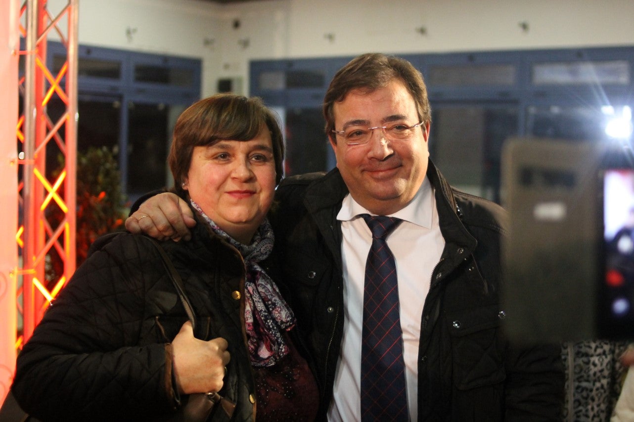 Imágenes de la presentación de la candidatura de Manolo Borrego a la alcaldía del ayuntamiento de Valverde, con la visita del presidente de la Junta, Guillermo Fernández Vara (08-02-2019)