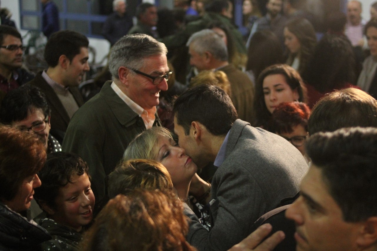Imágenes de la presentación de la candidatura de Manolo Borrego a la alcaldía del ayuntamiento de Valverde, con la visita del presidente de la Junta, Guillermo Fernández Vara (08-02-2019)