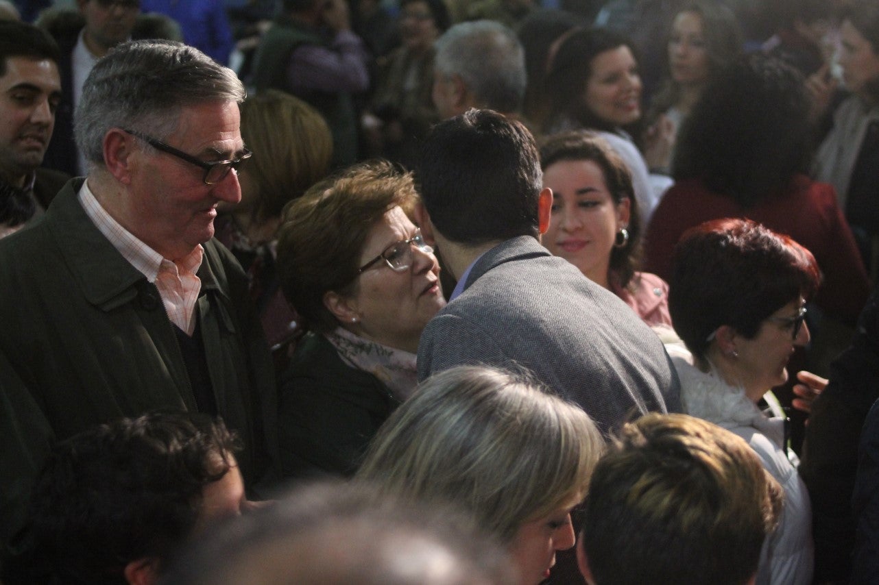 Imágenes de la presentación de la candidatura de Manolo Borrego a la alcaldía del ayuntamiento de Valverde, con la visita del presidente de la Junta, Guillermo Fernández Vara (08-02-2019)