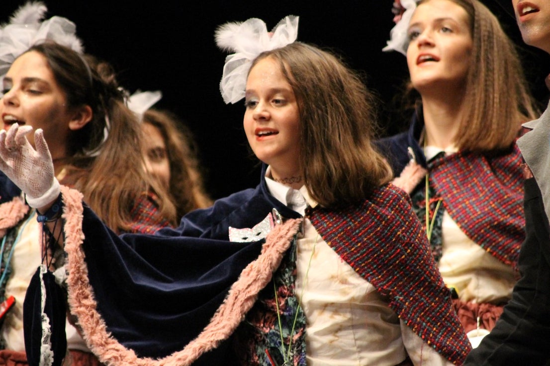 Imágenes de la actuación de Los Nuevitos Flama en el Concurso de Murgas Joven de Badajoz en el Carnaval 2019 (23-02-2019)