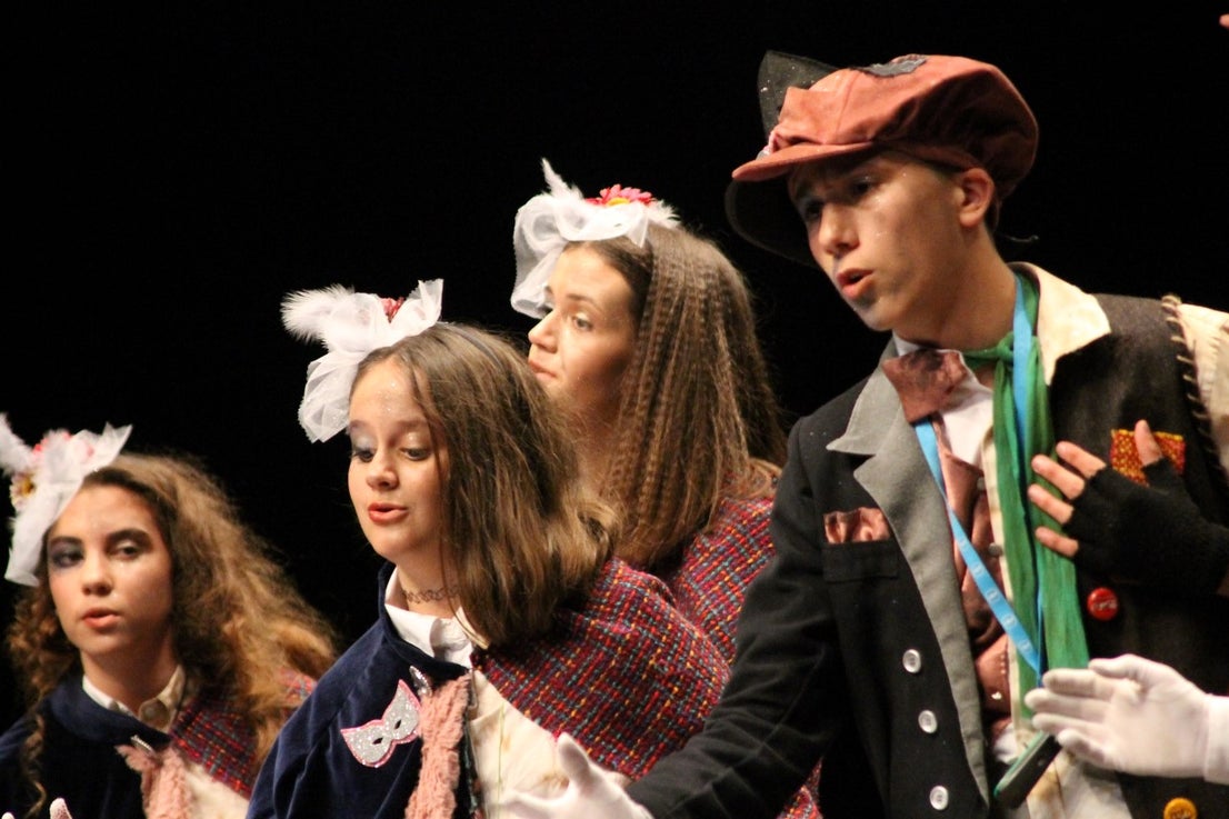 Imágenes de la actuación de Los Nuevitos Flama en el Concurso de Murgas Joven de Badajoz en el Carnaval 2019 (23-02-2019)