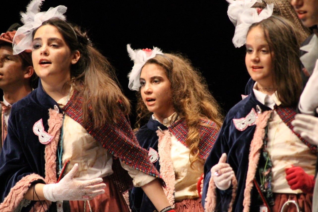 Imágenes de la actuación de Los Nuevitos Flama en el Concurso de Murgas Joven de Badajoz en el Carnaval 2019 (23-02-2019)