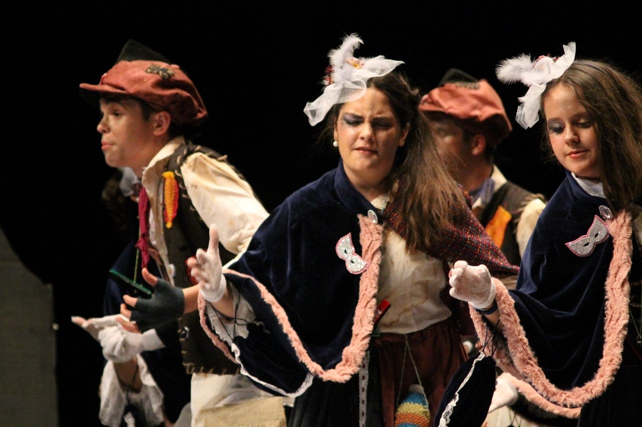 Imágenes de la actuación de Los Nuevitos Flama en el Concurso de Murgas Joven de Badajoz en el Carnaval 2019 (23-02-2019)