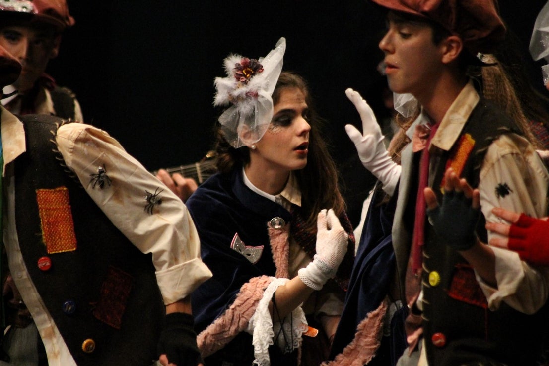 Imágenes de la actuación de Los Nuevitos Flama en el Concurso de Murgas Joven de Badajoz en el Carnaval 2019 (23-02-2019)