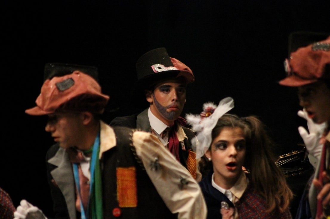 Imágenes de la actuación de Los Nuevitos Flama en el Concurso de Murgas Joven de Badajoz en el Carnaval 2019 (23-02-2019)