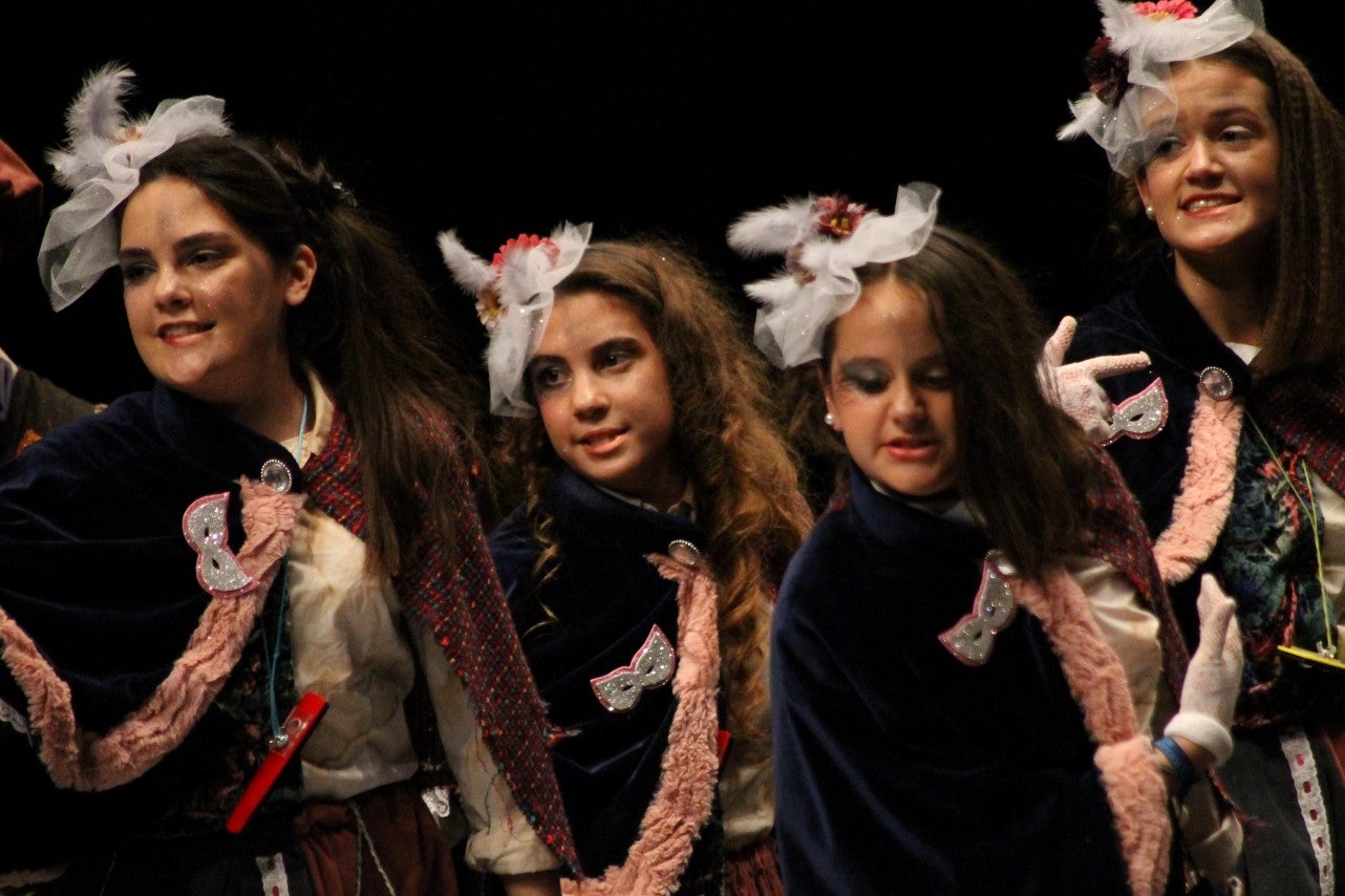 Imágenes de la actuación de Los Nuevitos Flama en el Concurso de Murgas Joven de Badajoz en el Carnaval 2019 (23-02-2019)