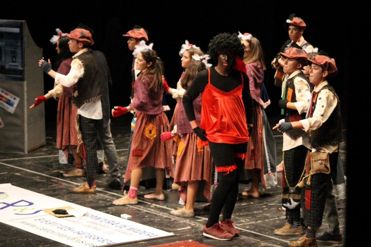 Imágenes de la actuación de Los Nuevitos Flama en el Concurso de Murgas Joven de Badajoz en el Carnaval 2019 (23-02-2019)