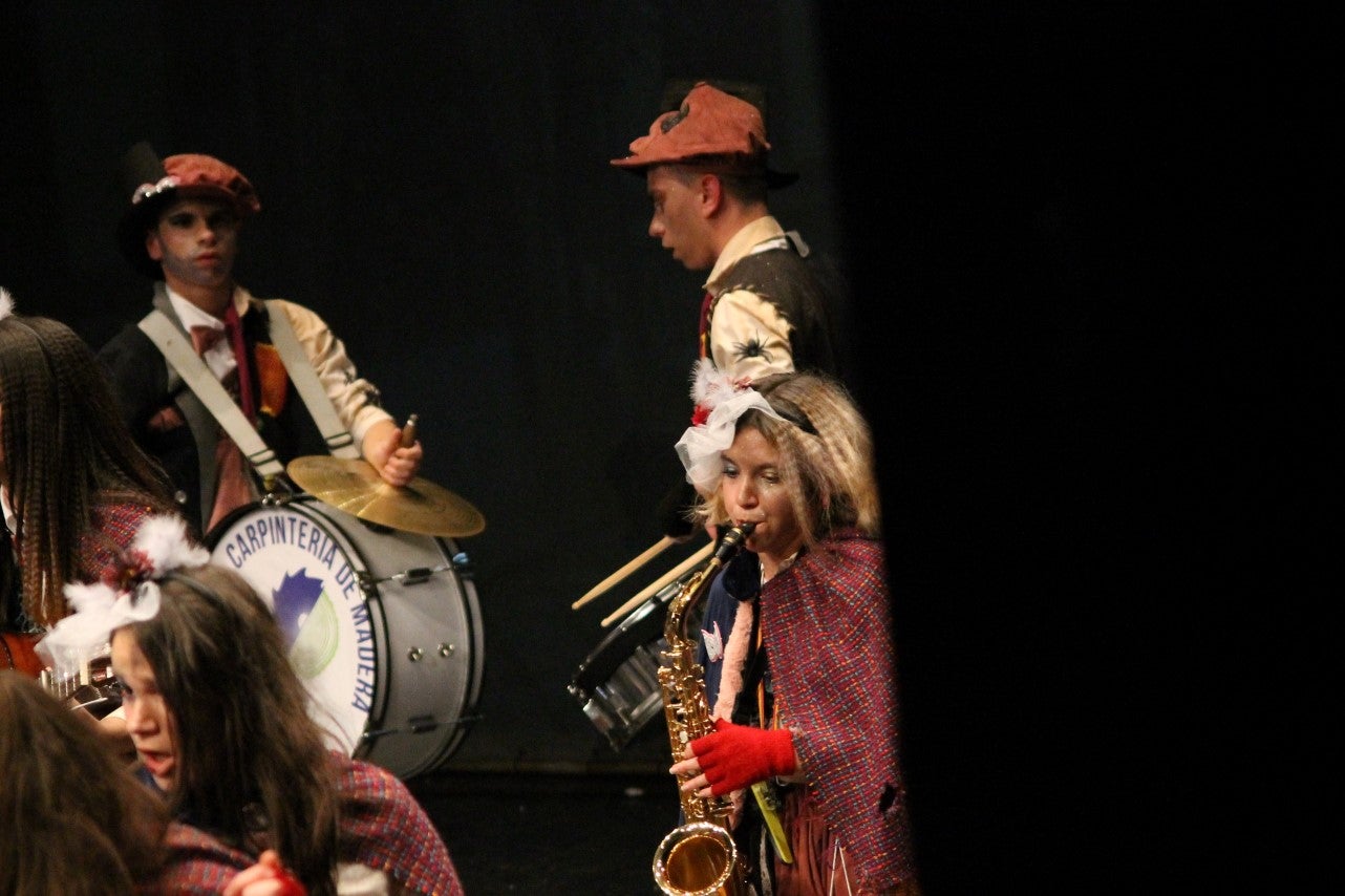 Imágenes de la actuación de Los Nuevitos Flama en el Concurso de Murgas Joven de Badajoz en el Carnaval 2019 (23-02-2019)