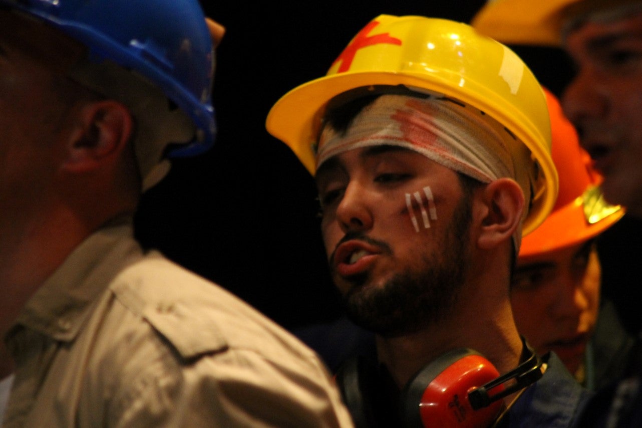 Actuación de Los Titiriteros en el Concurso de Murgas del Carnaval de Valverde de Leganés 2019 (01-03-2019)