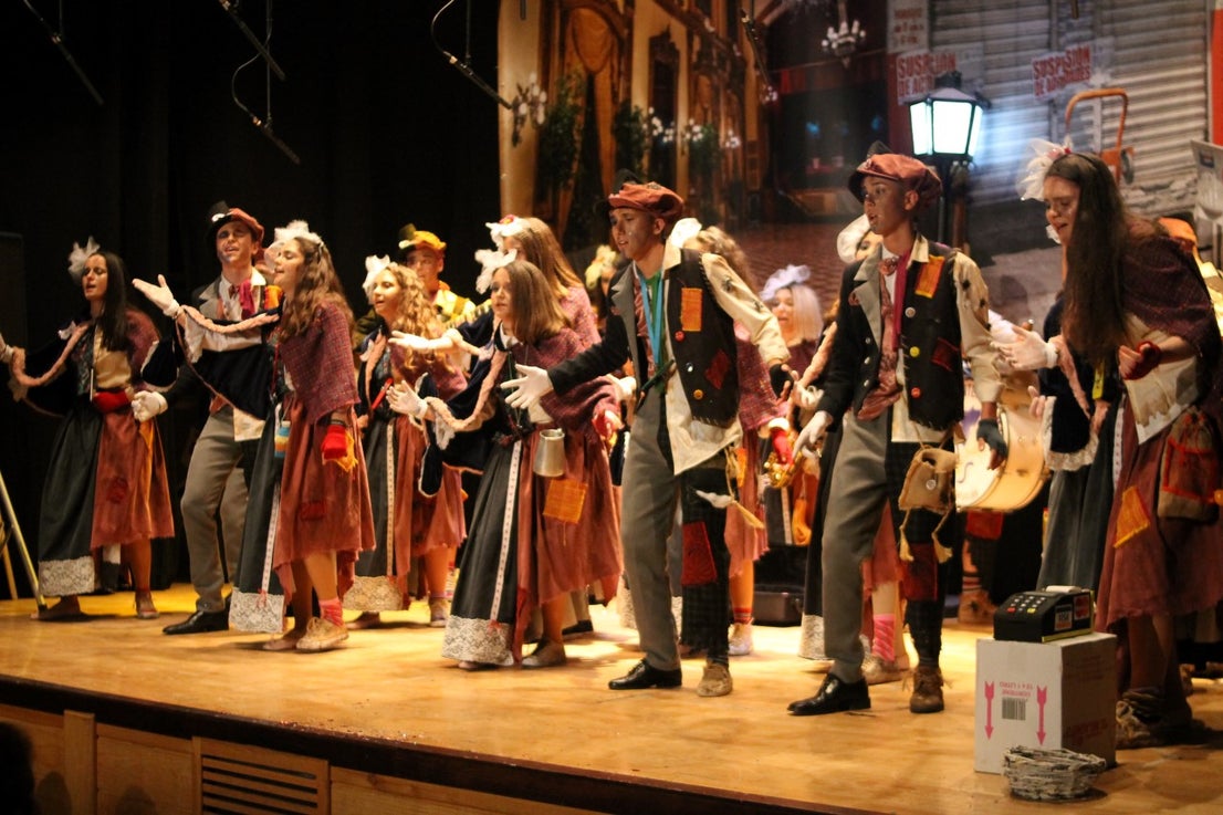 Actuación de Los Nuevitos Flama en el Concurso de Murgas del Carnaval de Valverde de Leganés 2019 (01-03-2019)