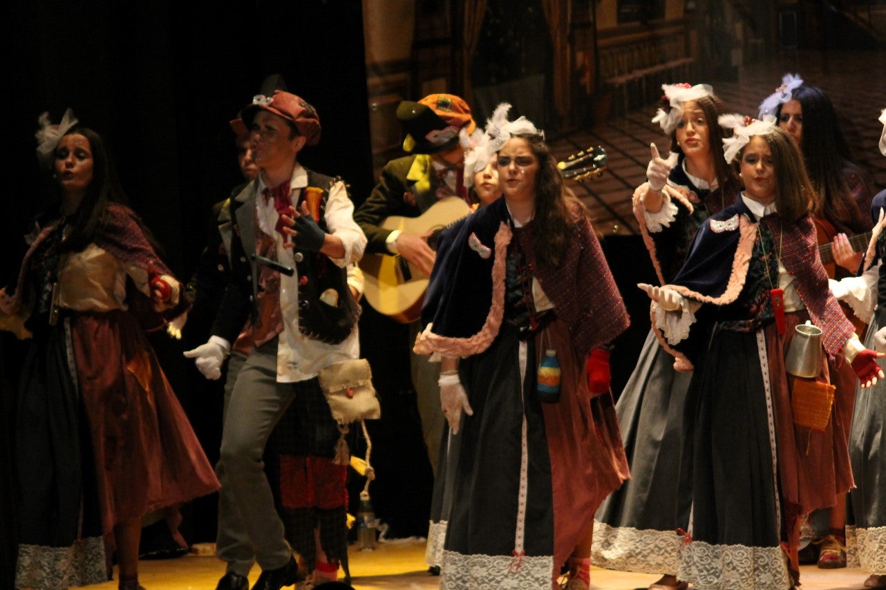 Actuación de Los Nuevitos Flama en el Concurso de Murgas del Carnaval de Valverde de Leganés 2019 (01-03-2019)