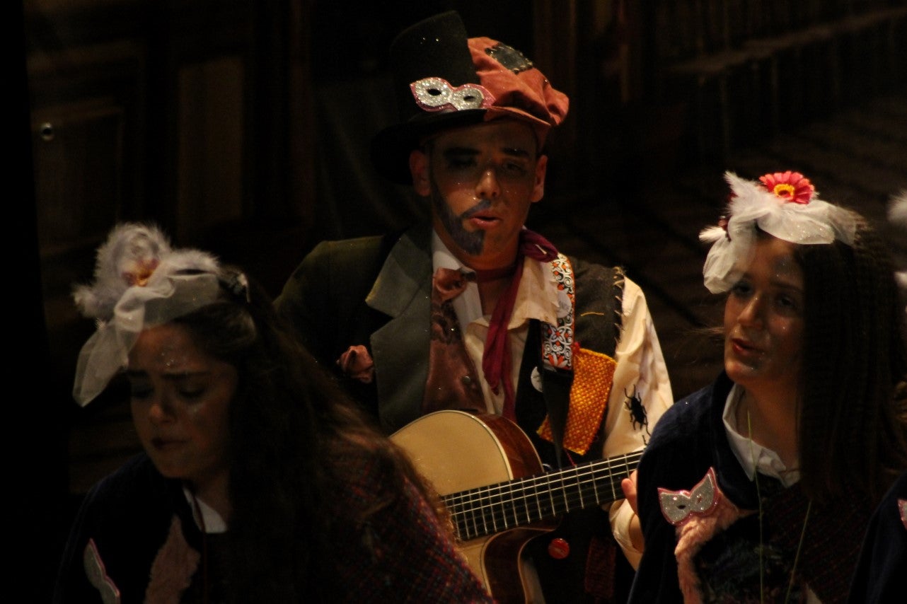 Actuación de Los Nuevitos Flama en el Concurso de Murgas del Carnaval de Valverde de Leganés 2019 (01-03-2019)