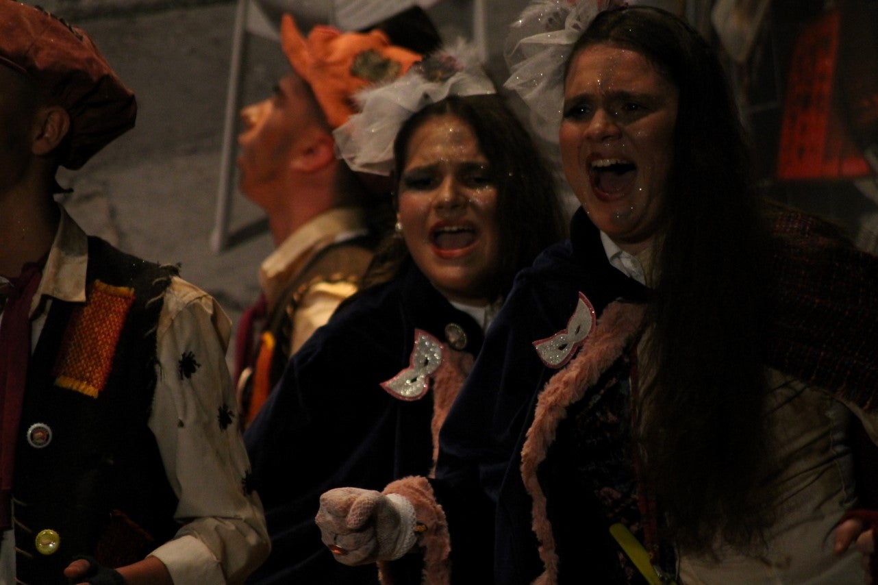 Actuación de Los Nuevitos Flama en el Concurso de Murgas del Carnaval de Valverde de Leganés 2019 (01-03-2019)