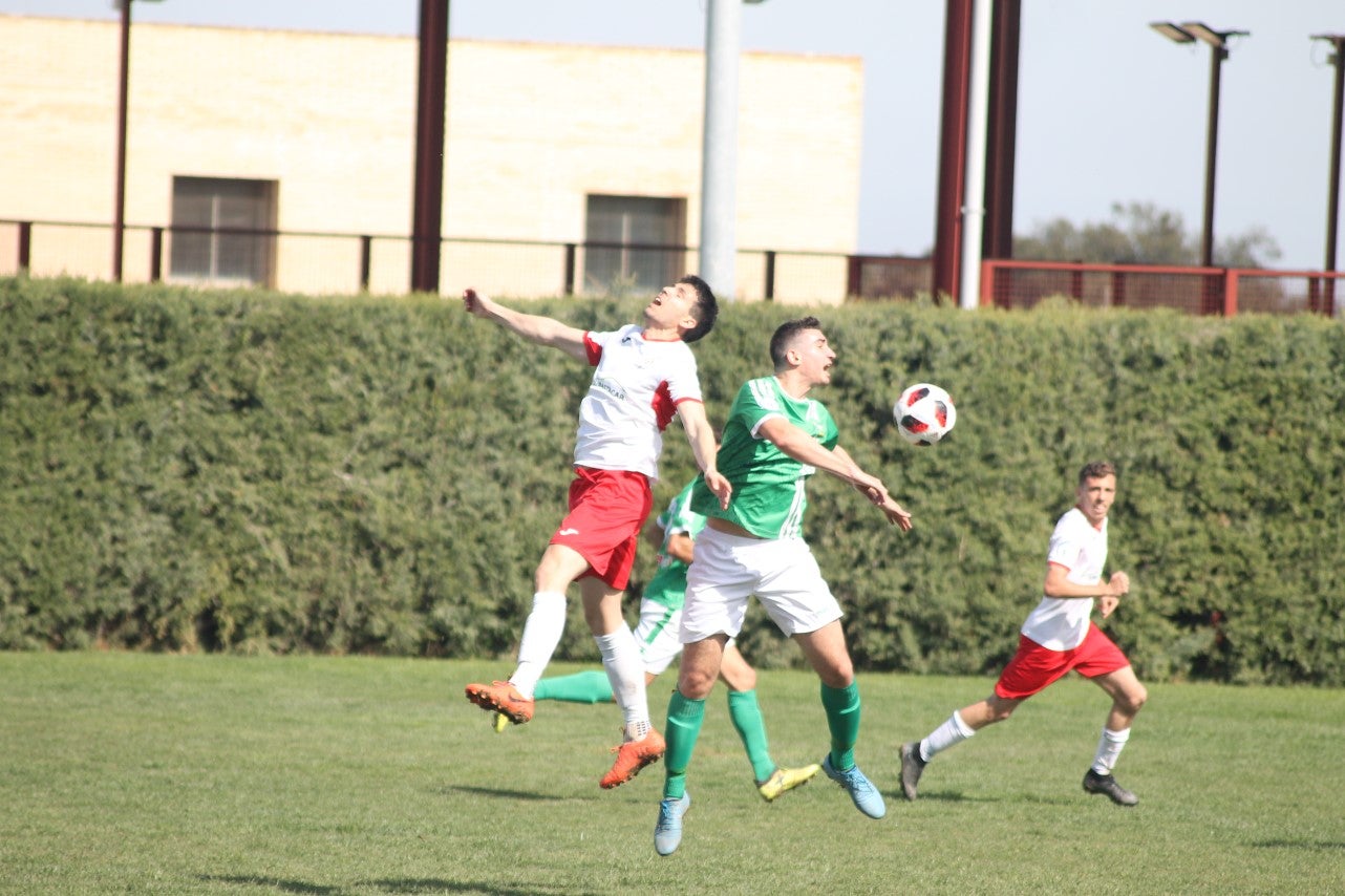 Imágenes del encuentro correspondiente a la vigesimoséptima jornada de liga de Tercera División disputado en el Municipal de San Roque, que acabó 3-2 (03-03-2019)