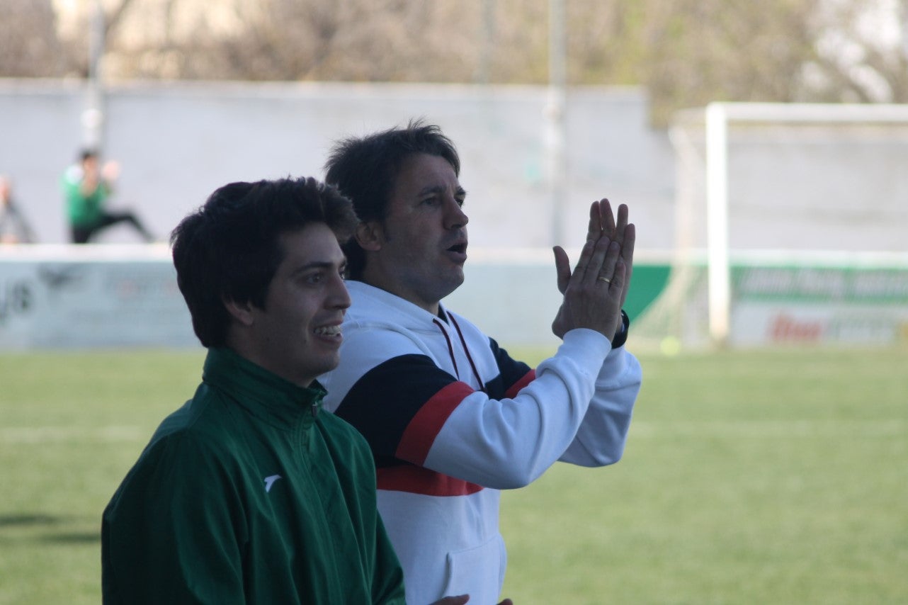 Imágenes del encuentro correspondiente a la vigesimoséptima jornada de liga de Tercera División disputado en el Municipal de San Roque, que acabó 3-2 (03-03-2019)