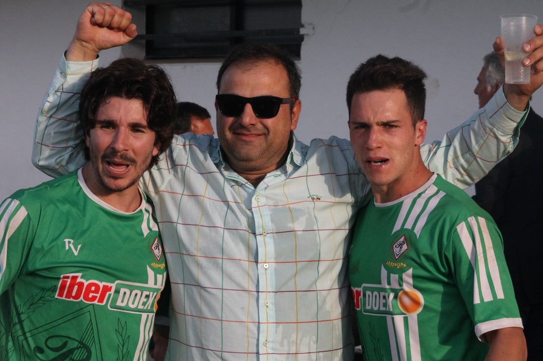 Imágenes del encuentro de la 33ª jornada de liga de la Tercera División disputado en el Municipal de San Roque y que finalizó con 2-1 (14-04-2019)