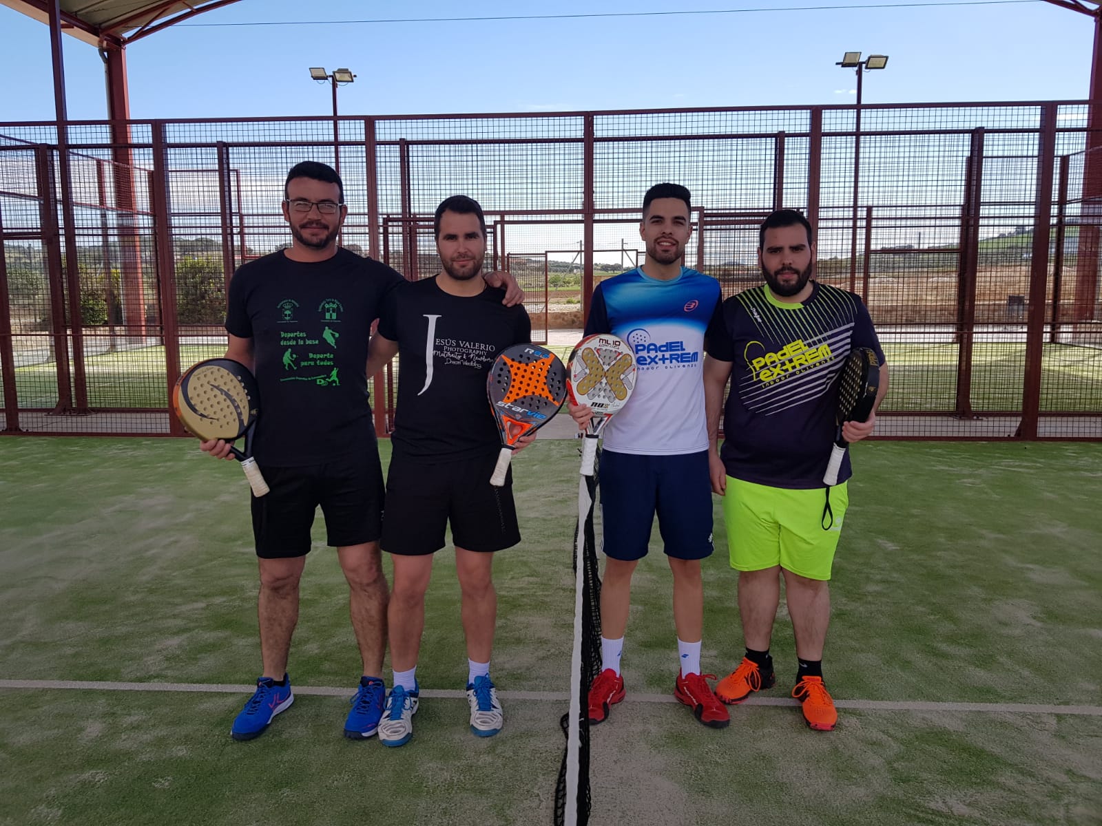 Algunas imágenes del encuentro final de la I Liga de Pádel Local y de la convivencia entre todos los participantes (13-04-2019)