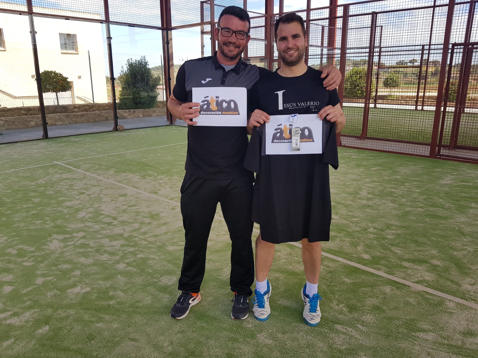 Algunas imágenes del encuentro final de la I Liga de Pádel Local y de la convivencia entre todos los participantes (13-04-2019)