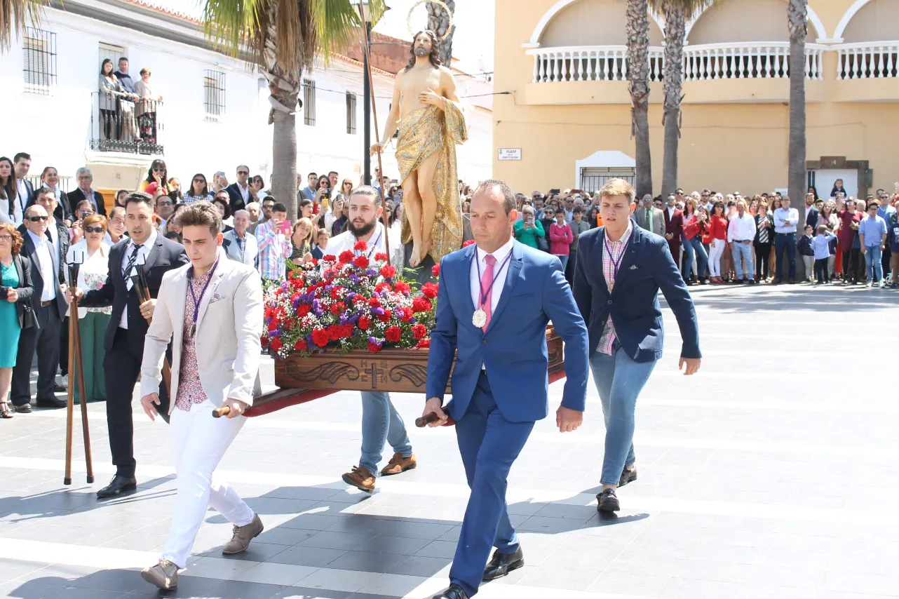 Imágenes de la celebración del Domingo de Resurrección con el que se ha dado por finalizada la Semana Santa en Valverde de Leganés (21-04-2019)