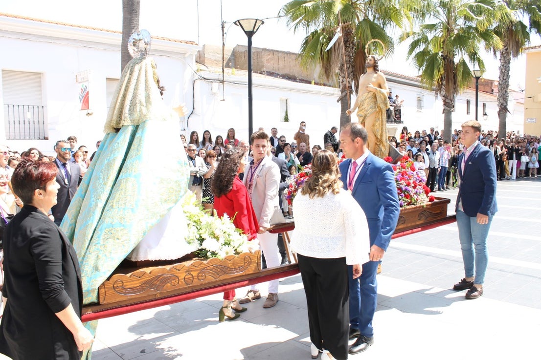 Imágenes de la celebración del Domingo de Resurrección con el que se ha dado por finalizada la Semana Santa en Valverde de Leganés (21-04-2019)