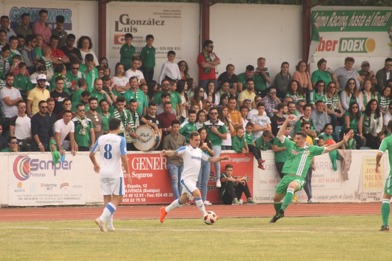 Algunas imágenes del último encuentro de liga de Tercera División disputado en la Ciudad Deportiva de Olivenza y que acabó 3-1 (19-05-2019)