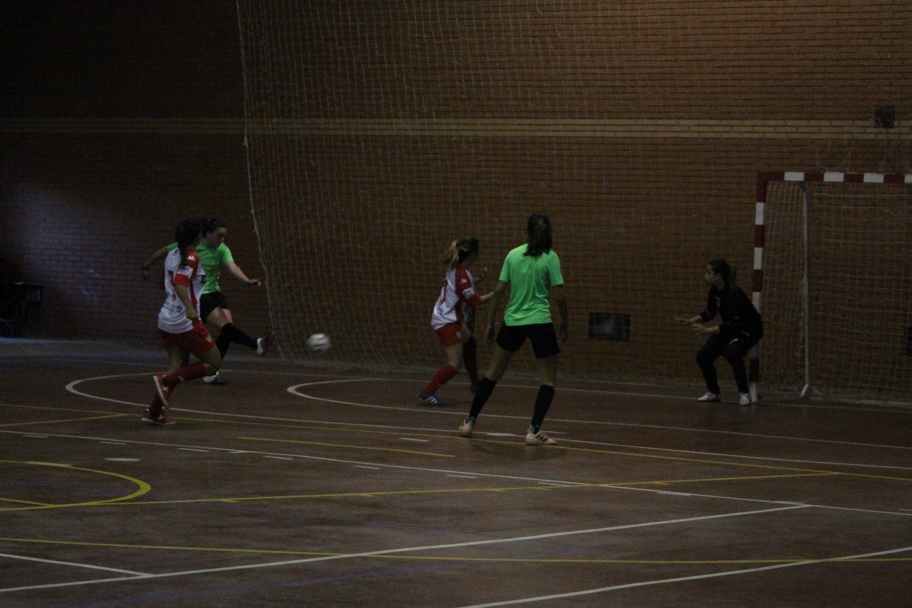 Algunas imágenes del encuentro femenino que enfrentó al equipo de Valverde y Almendral con el Santa Teresa en el pabellón polideportivo (28-05-2019)