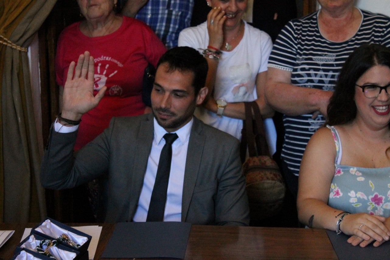 Imágenes del acto de investidura de Manuel Borrego como nuevo alcalde del Ayuntamiento de Valverde de Leganés (15-06-2019)