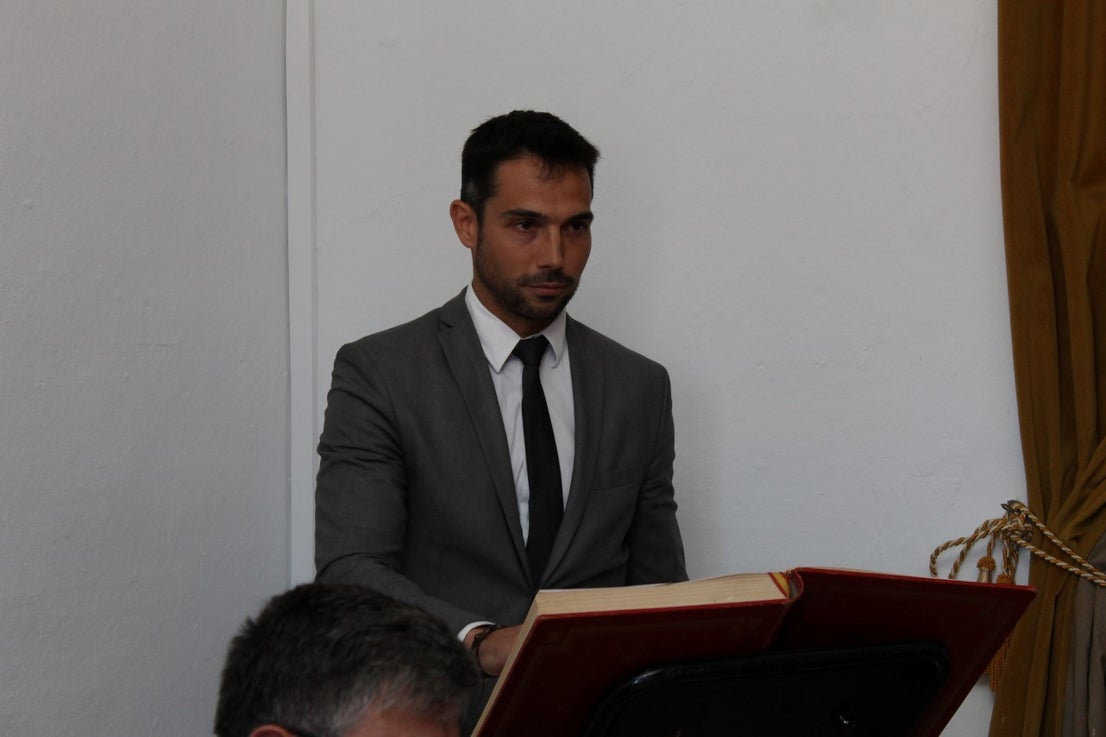 Imágenes del acto de investidura de Manuel Borrego como nuevo alcalde del Ayuntamiento de Valverde de Leganés (15-06-2019)