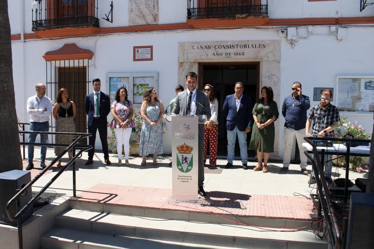 Imágenes del acto de investidura de Manuel Borrego como nuevo alcalde del Ayuntamiento de Valverde de Leganés (15-06-2019)