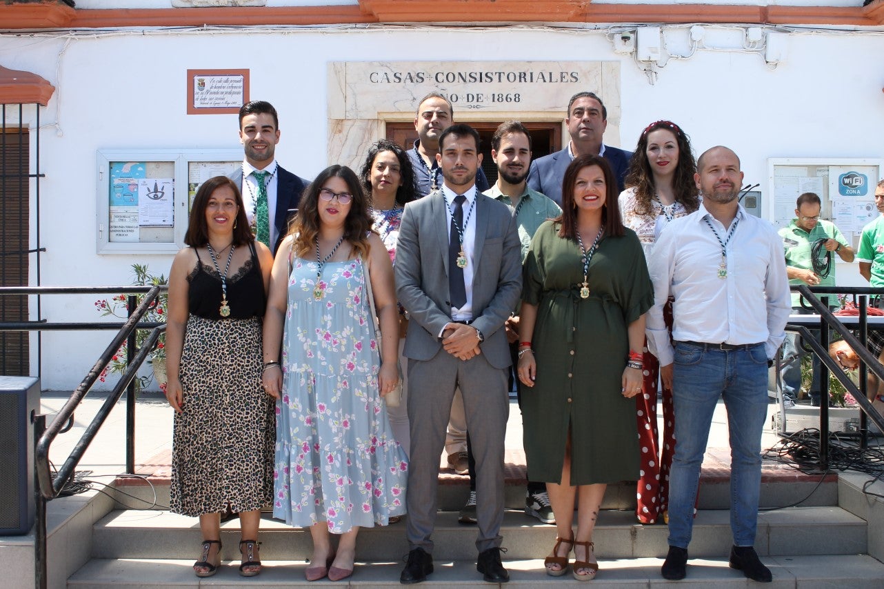 Imágenes del acto de investidura de Manuel Borrego como nuevo alcalde del Ayuntamiento de Valverde de Leganés (15-06-2019)