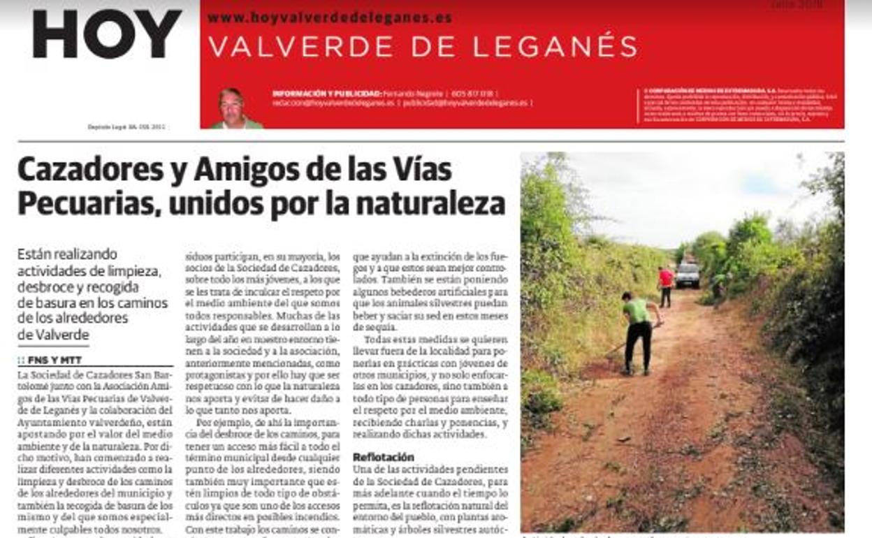 Este miércoles sale la edición 94 de HOY Valverde de Leganés