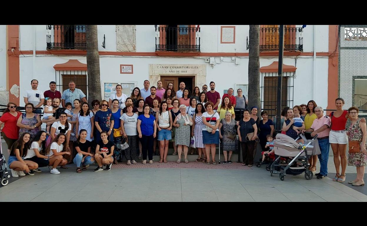 Participantes en la concentración