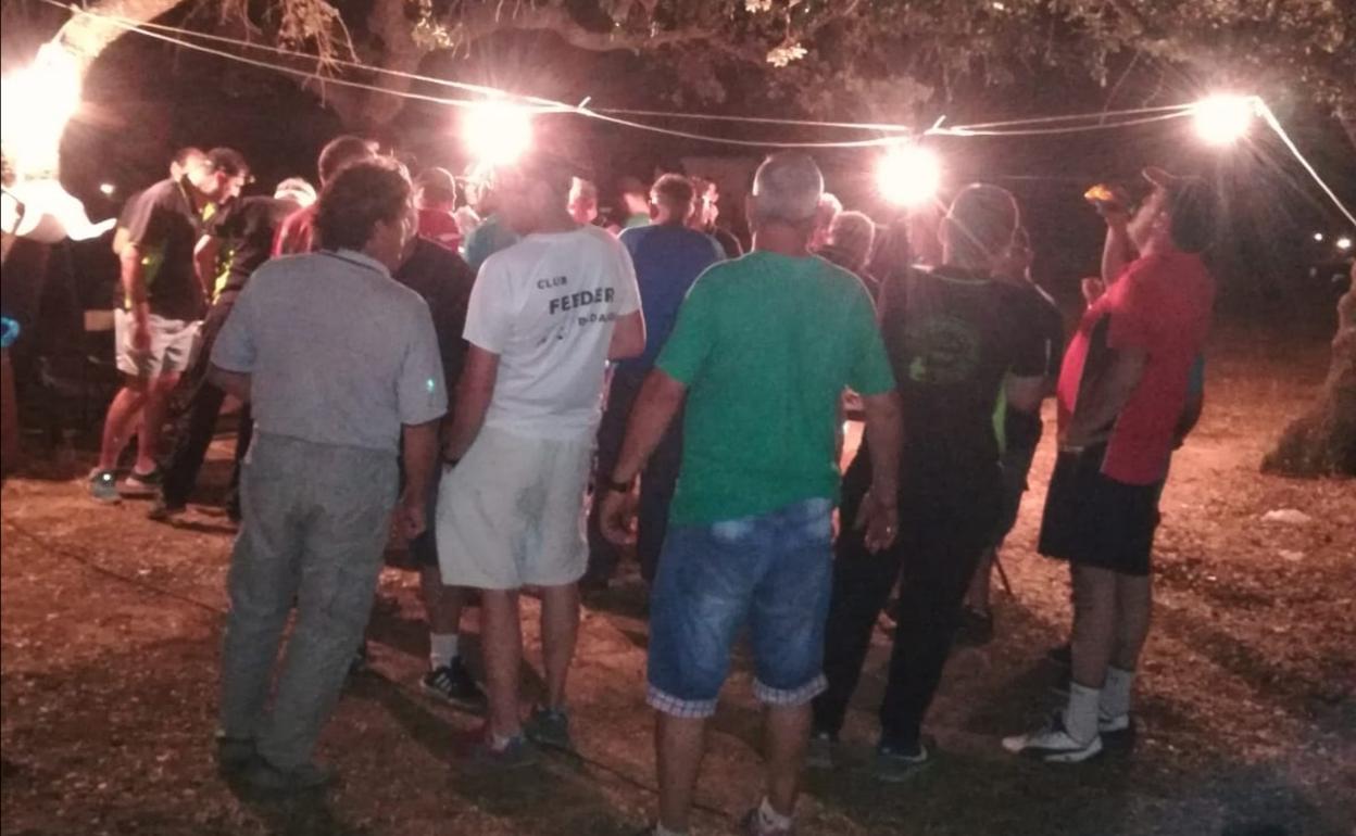 Los pacenses Paco Rangel y Manuel Manzano vencen en el concurso de pesca nocturno