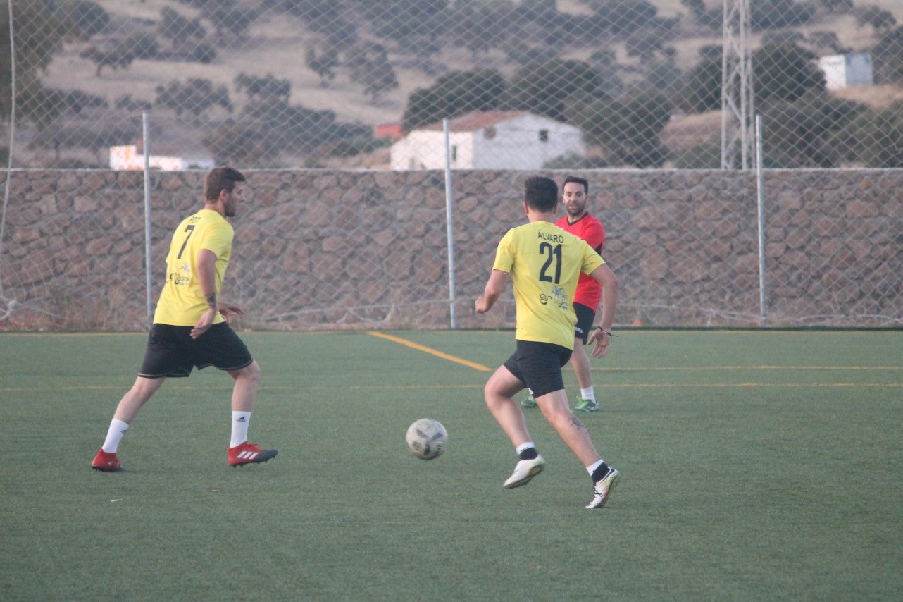 Algunas imágenes de la final y el tercer y cuarto puesto del torneo de verano de fútbol 7 disputado en Valverde de Leganés (01-08-2019)