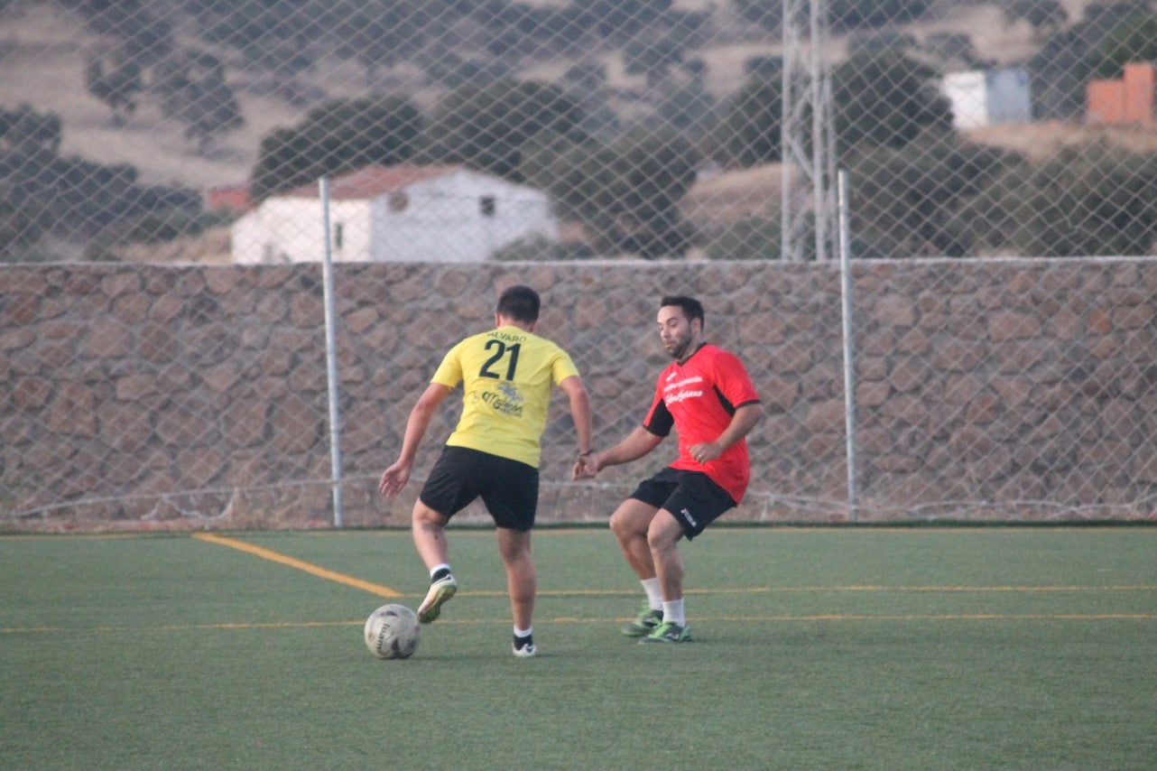 Algunas imágenes de la final y el tercer y cuarto puesto del torneo de verano de fútbol 7 disputado en Valverde de Leganés (01-08-2019)