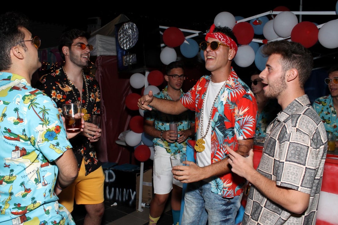 Algunas imágenes de la fiesta de 'Los Bartolos' celebrada en la plaza de la Constitución y sus alrededores (10-08-2019)