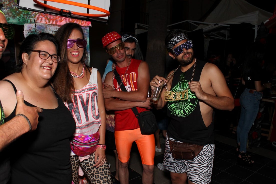 Algunas imágenes de la fiesta de 'Los Bartolos' celebrada en la plaza de la Constitución y sus alrededores (10-08-2019)