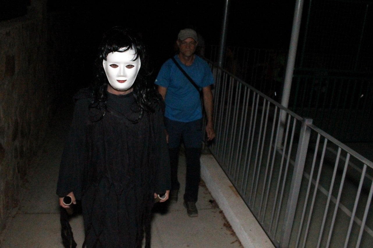 Algunas imágenes del pasaje del terror de la Ruta Nocturna 'La Diabla' (14-08-2019)