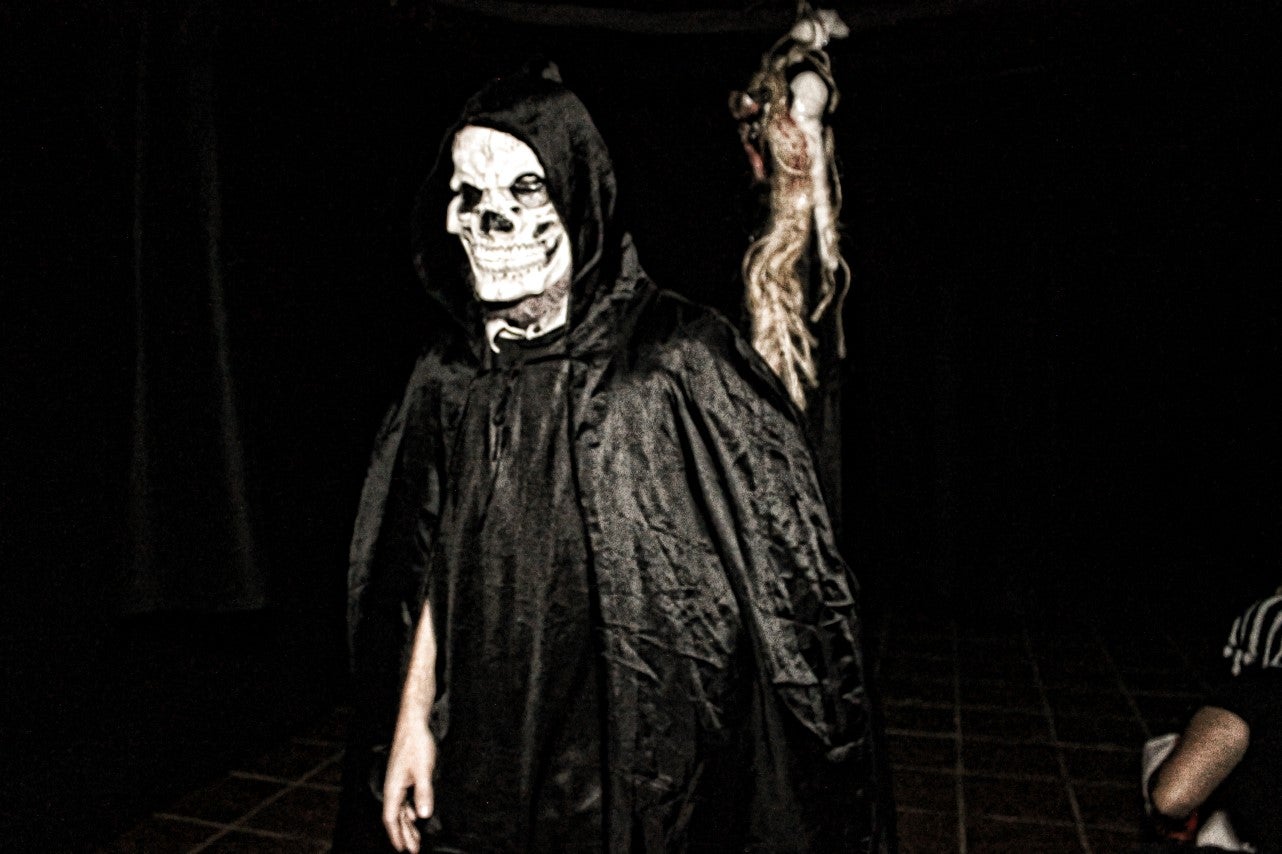 Algunas imágenes del pasaje del terror de la Ruta Nocturna 'La Diabla' (14-08-2019)