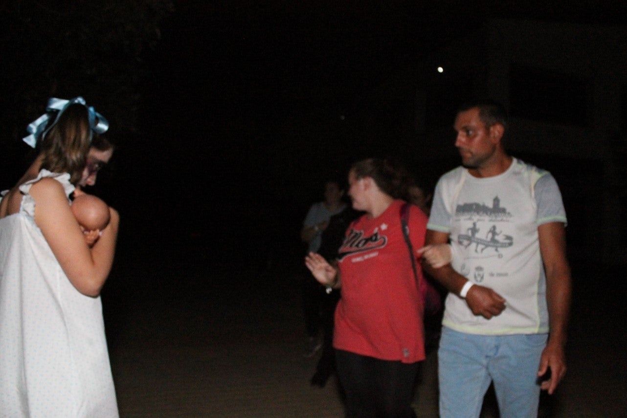 Algunas imágenes del pasaje del terror de la Ruta Nocturna 'La Diabla' (14-08-2019)