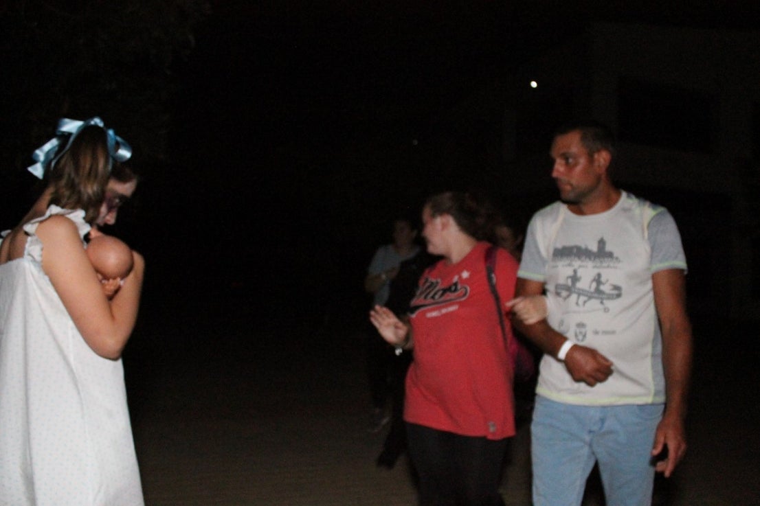 Algunas imágenes del pasaje del terror de la Ruta Nocturna 'La Diabla' (14-08-2019)