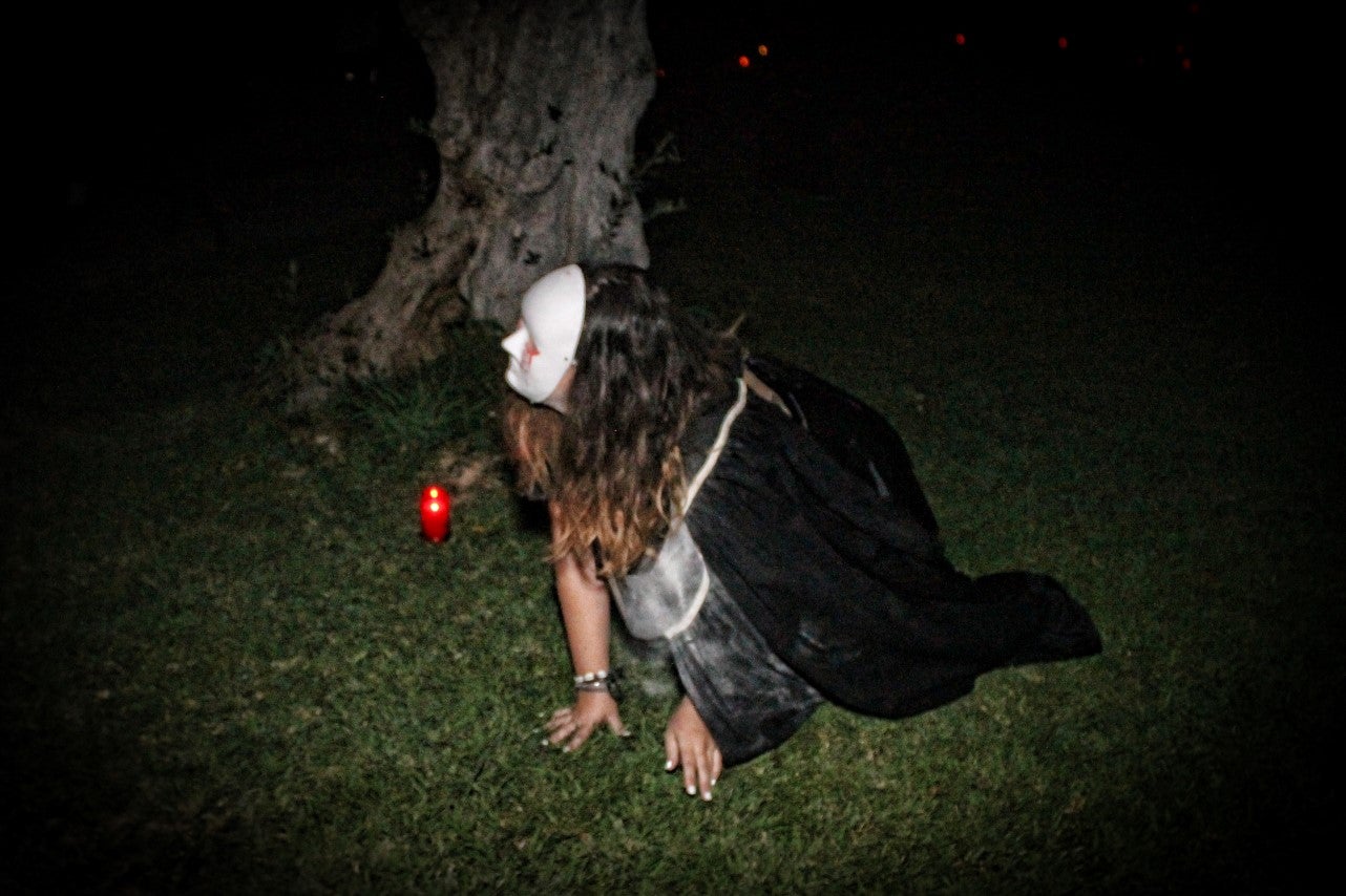 Algunas imágenes del pasaje del terror de la Ruta Nocturna 'La Diabla' (14-08-2019)