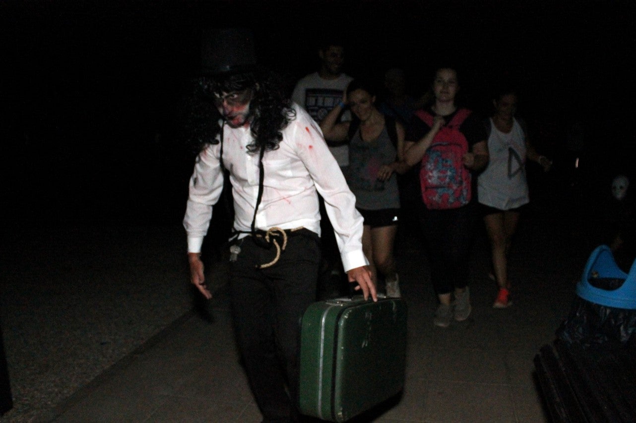 Algunas imágenes del pasaje del terror de la Ruta Nocturna 'La Diabla' (14-08-2019)
