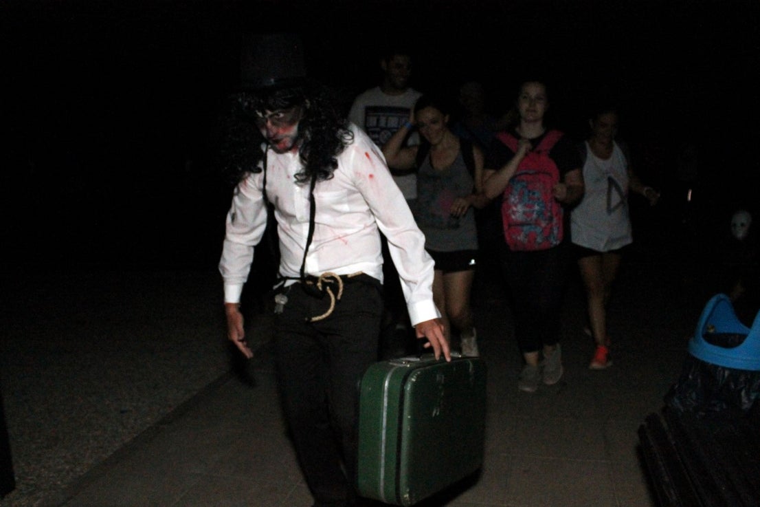Algunas imágenes del pasaje del terror de la Ruta Nocturna 'La Diabla' (14-08-2019)