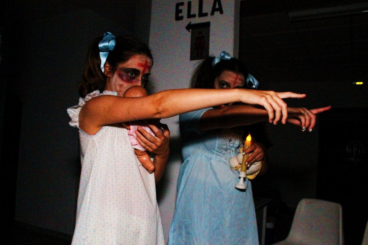 Algunas imágenes del pasaje del terror de la Ruta Nocturna 'La Diabla' (14-08-2019)