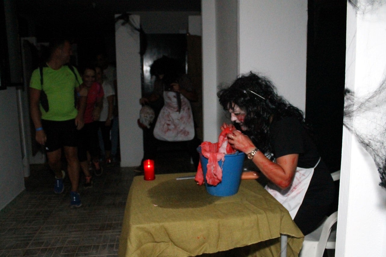 Algunas imágenes del pasaje del terror de la Ruta Nocturna 'La Diabla' (14-08-2019)