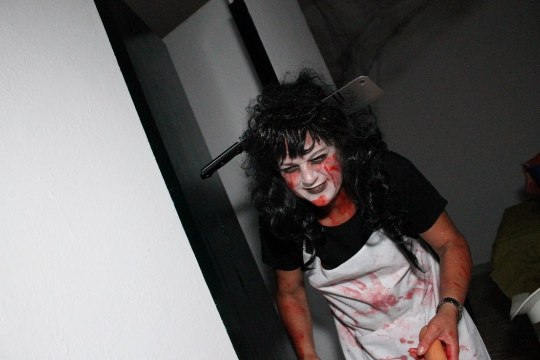 Algunas imágenes del pasaje del terror de la Ruta Nocturna 'La Diabla' (14-08-2019)