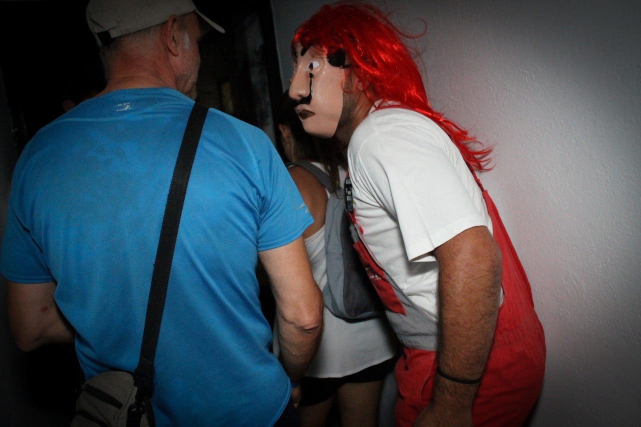 Algunas imágenes del pasaje del terror de la Ruta Nocturna 'La Diabla' (14-08-2019)