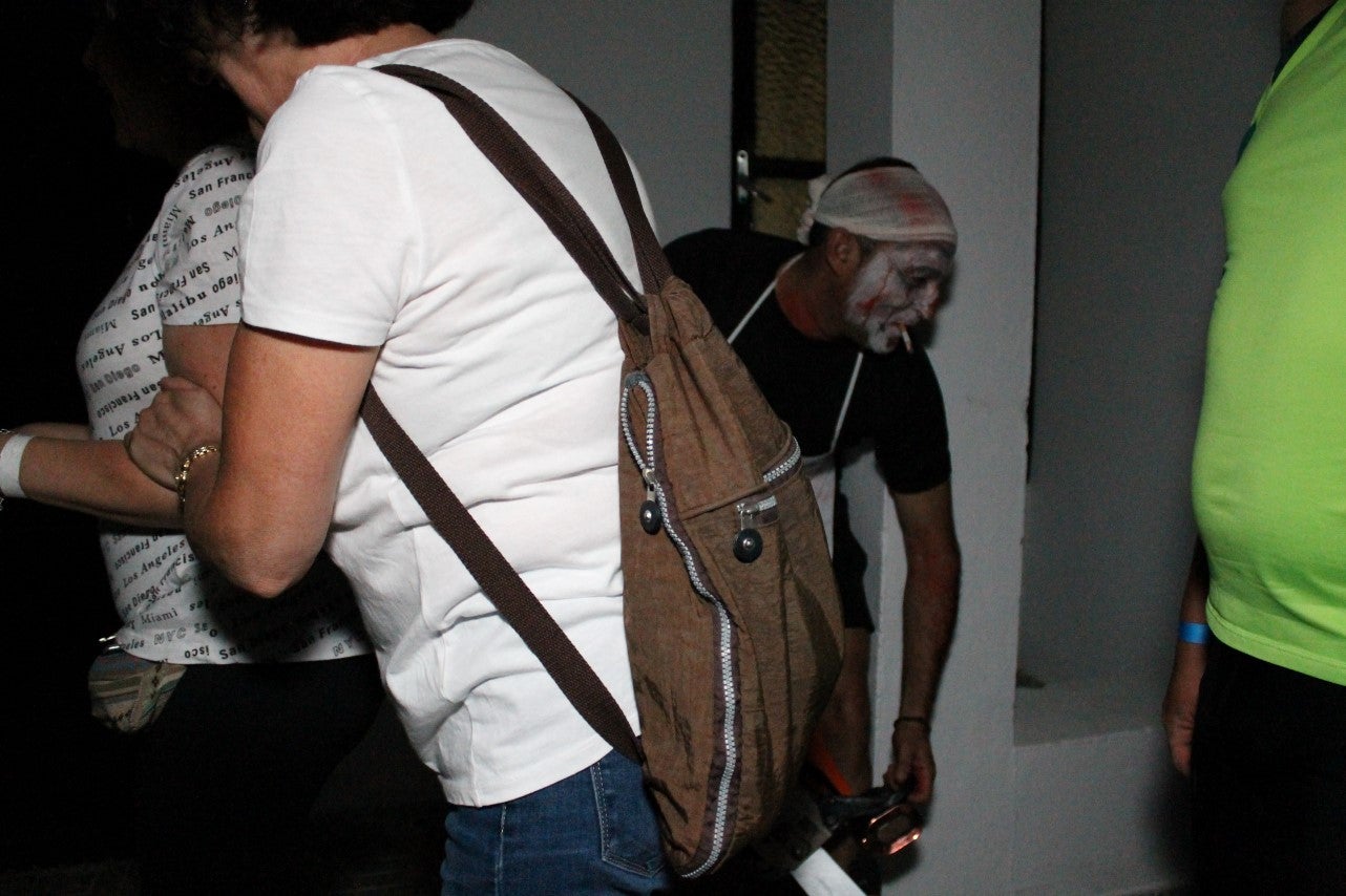 Algunas imágenes del pasaje del terror de la Ruta Nocturna 'La Diabla' (14-08-2019)